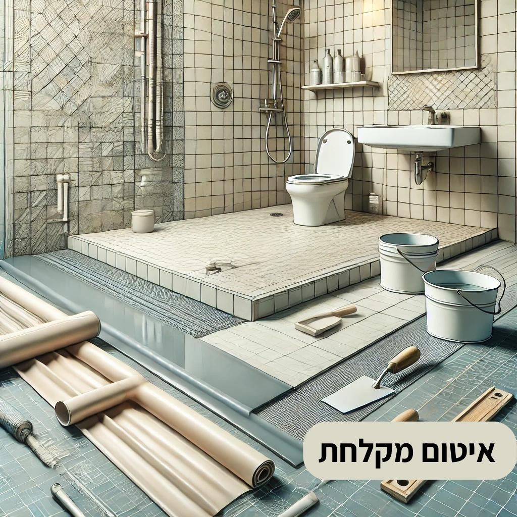 איטום מקלחת